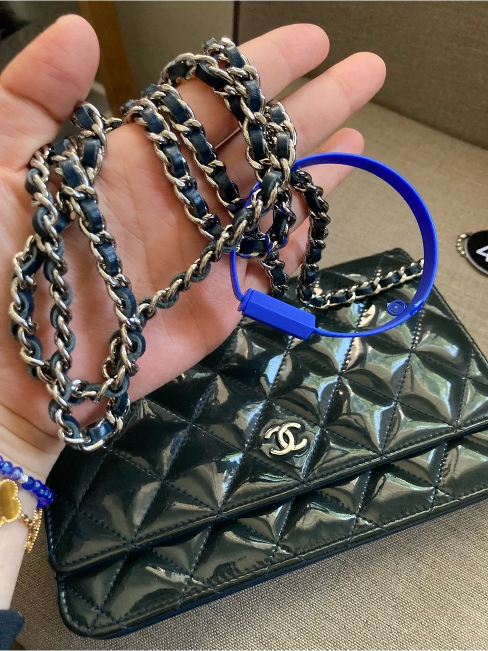 CHANEL crossbody wallet